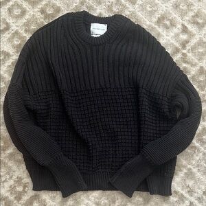 The Knotty Ones Black Sweater